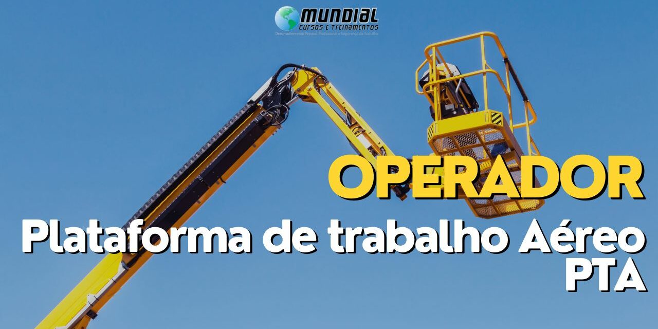 Curso Online de Operador de PTA - Plataforma de Trabalho Aéreo