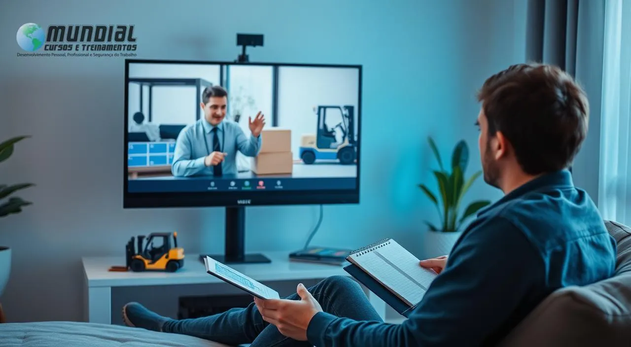 Iluminação adequada para segurança no ambiente de trabalho com empilhadeiras
