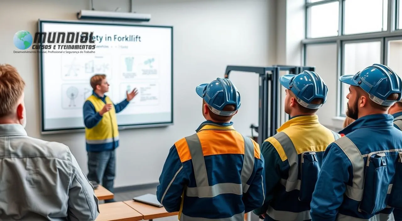Treinamento e capacitação em operação de empilhadeiras