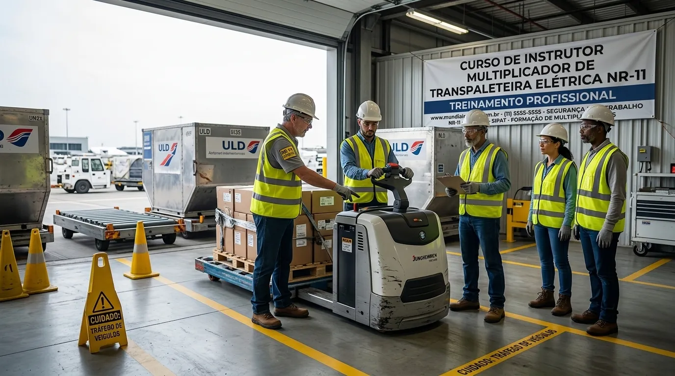 Capacitação e prevenção de acidentes na movimentação de materiais