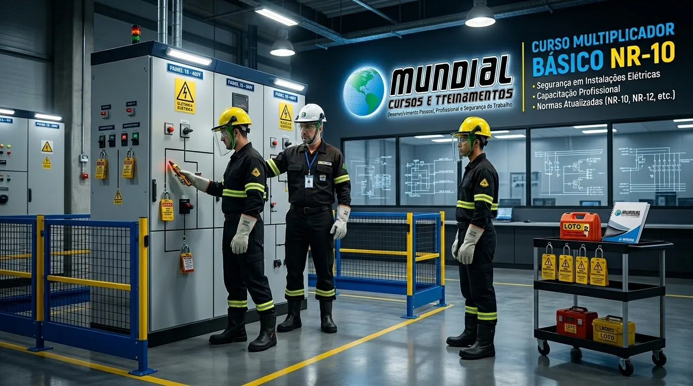 Treinamento e capacitação conforme NR-10 para segurança em eletricidade