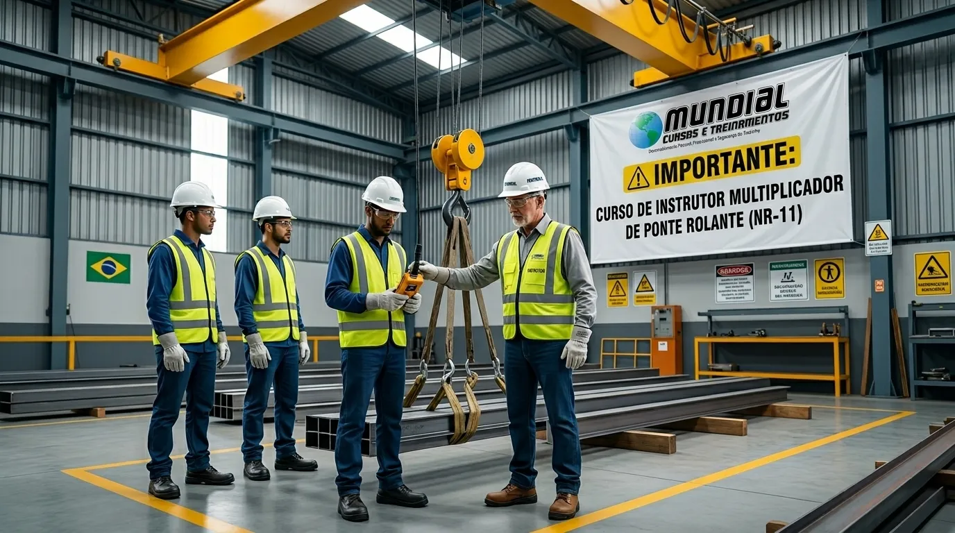 Capacitação de multiplicadores para segurança em ponte rolante