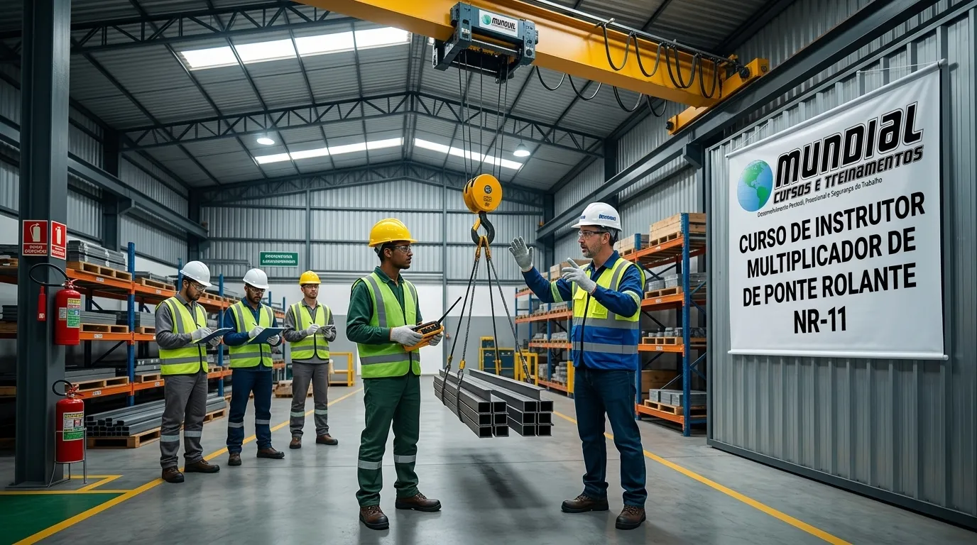 Segurança na operação de ponte rolante conforme NR-11