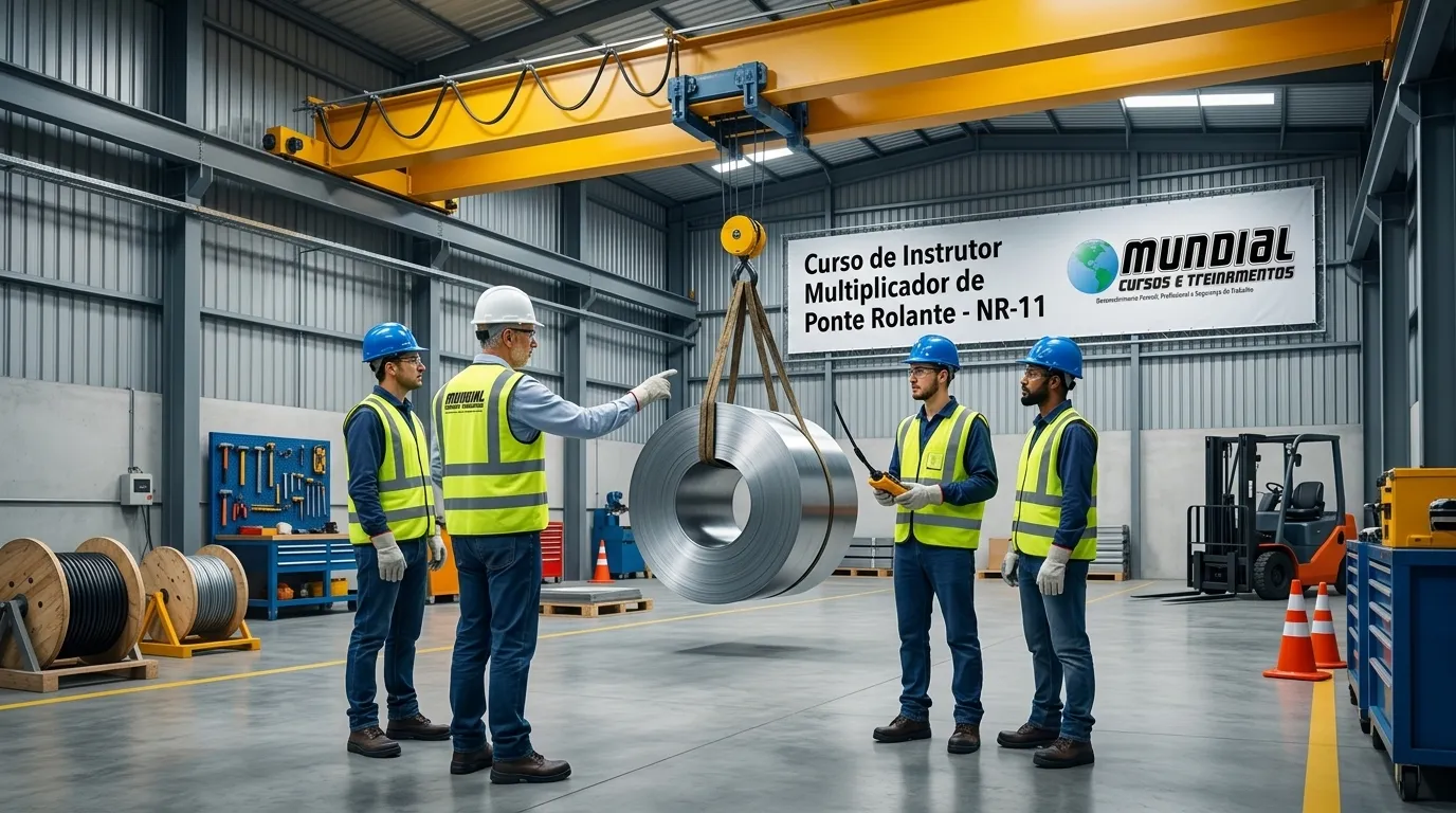 Treinamento conforme NR-11 para segurança em pontes rolantes