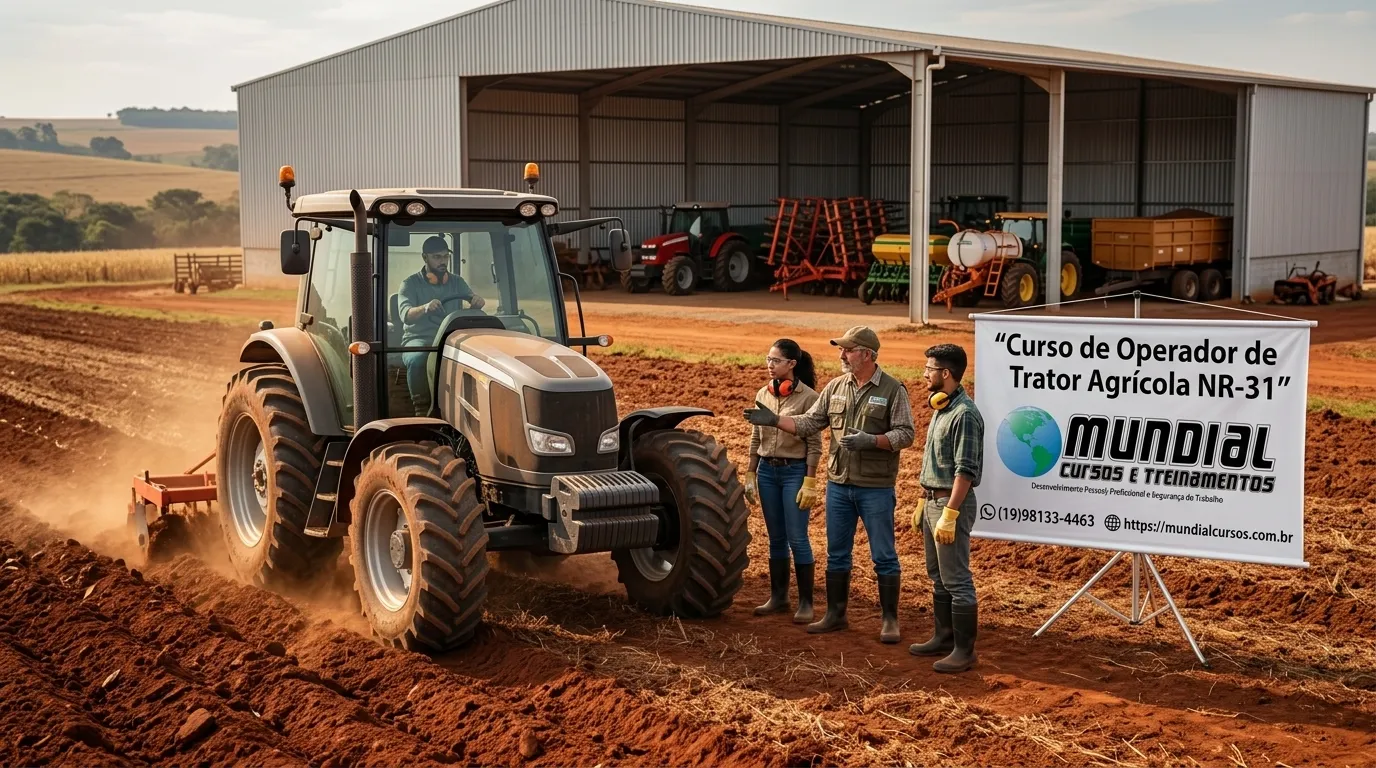 Prevenção de riscos na operação de tratores agrícolas conforme NR-31