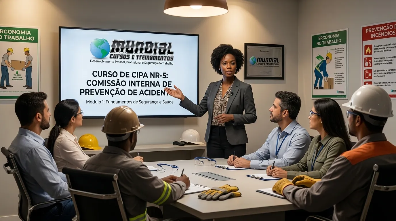 Aplicação prática da NR-05 em treinamentos de CIPA