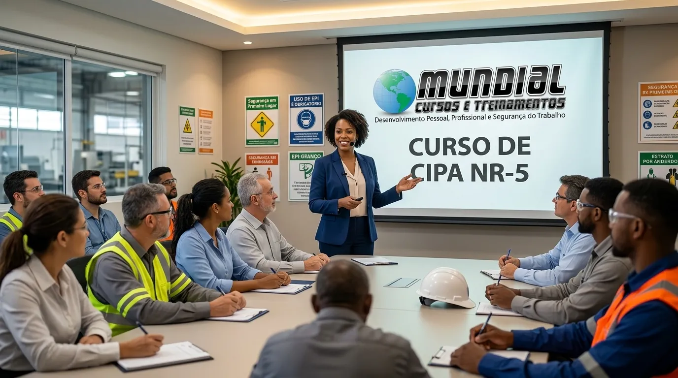 Treinamento prático para membros da CIPA