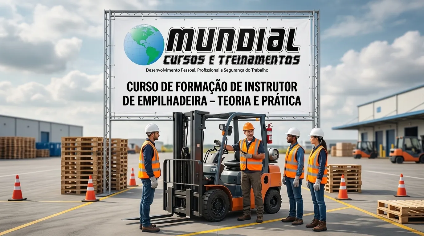 Treinamento prático para prevenção de riscos na operação de empilhadeiras