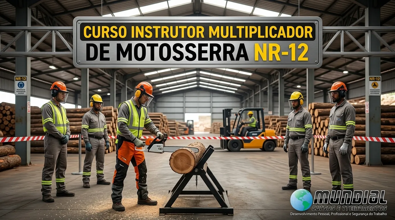 Treinamento de multiplicadores em Segurança do Trabalho para operação de motosserras
