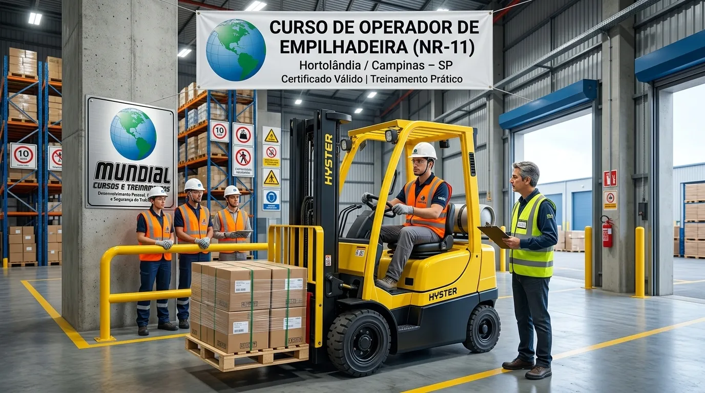 Simulação industrial aplicada à segurança em empilhadeiras
