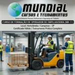 Curso NR-11 de Empilhadeira Sumaré
