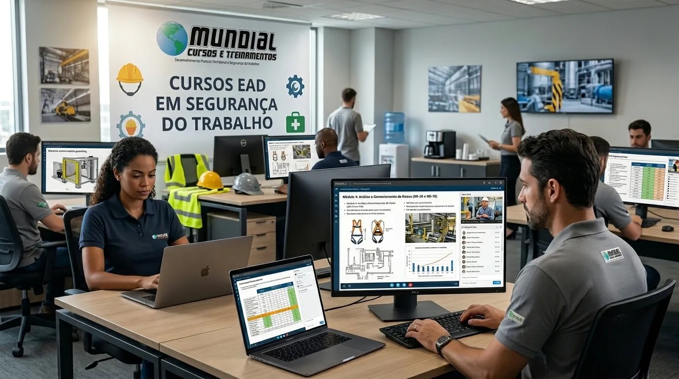 Capacitação digital para profissionais de segurança do trabalho