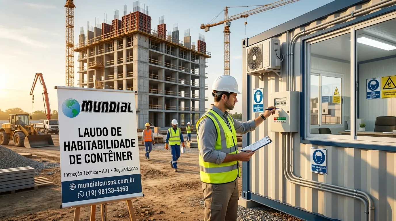 Inspeção técnica de containers em pedreiras