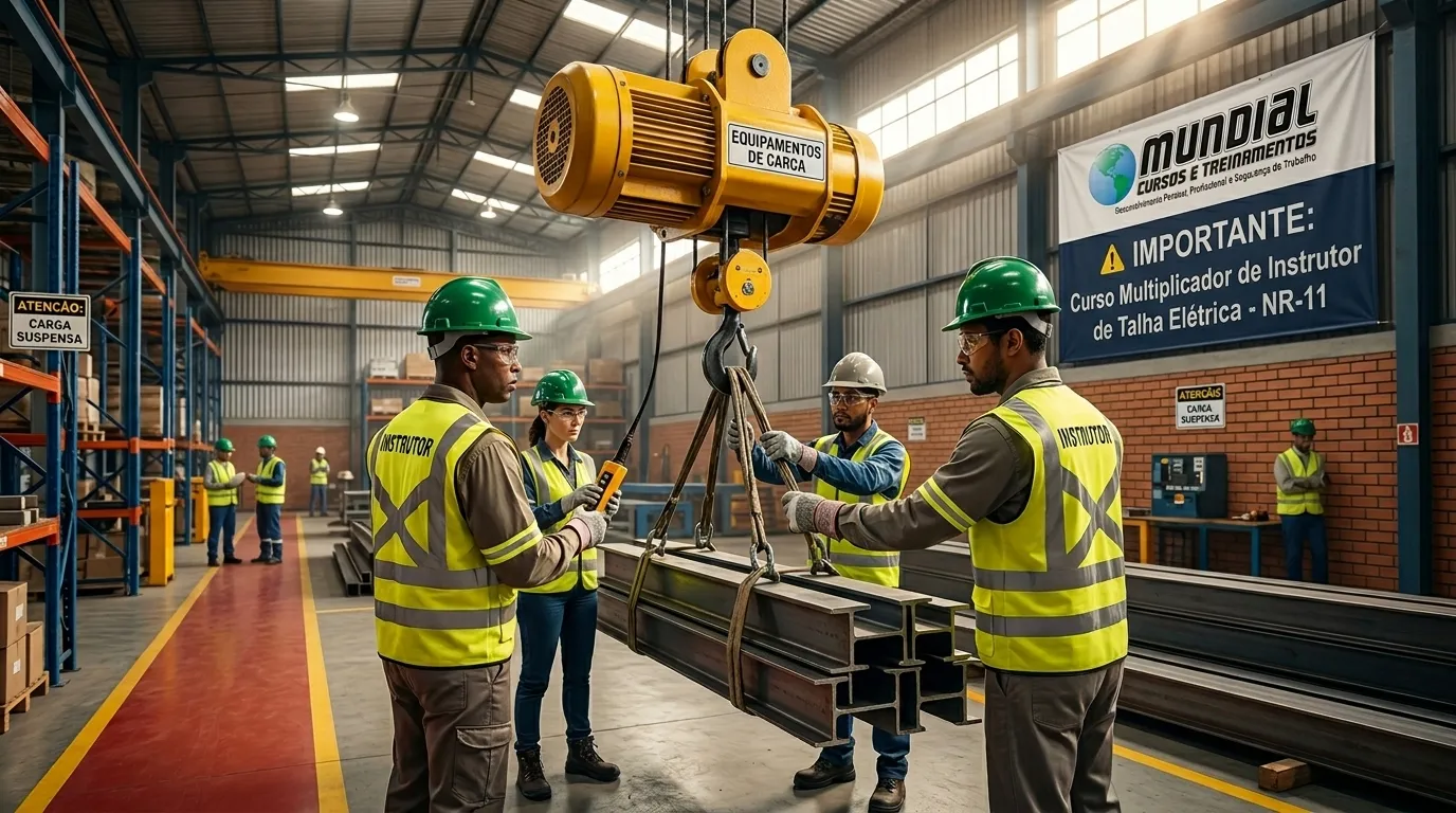 Aplicação Prática do Treinamento em Talhas Elétricas