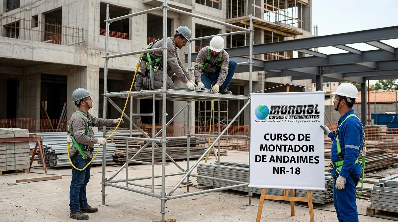 Curso NR-18 Andaime Prático Sumaré