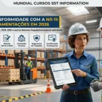 NR-11 Operador de Empilhadeira: Regras de Treinamento Mantidas em 2026